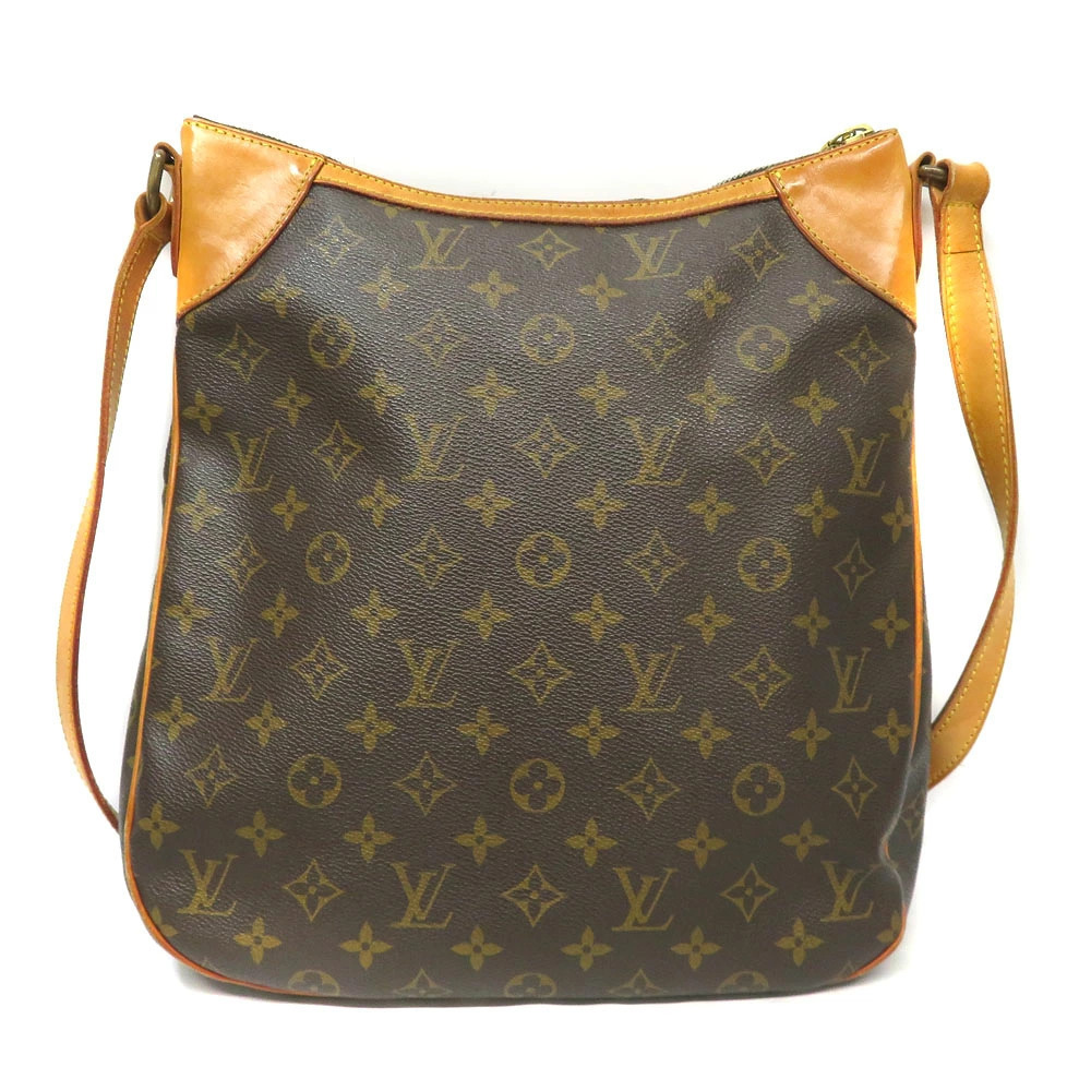 Louis Vuitton Canvas Shoulder Monogram Bag Brown Odeon LV